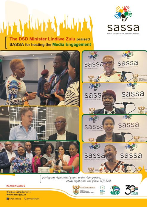 The DSD Minister Lindiwe Zulu praised SASSA for hosting the Media Engagement 2.jpg